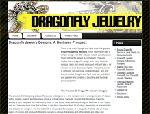 Tablet Screenshot of dragonflyjewelry.org
